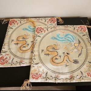 Set Of Two Indian Ethnic Cushion Covers For Home Decor, Patio.